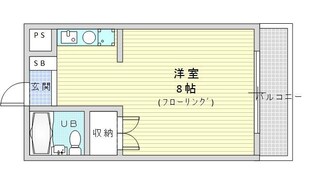 プラザカワバタの物件間取画像